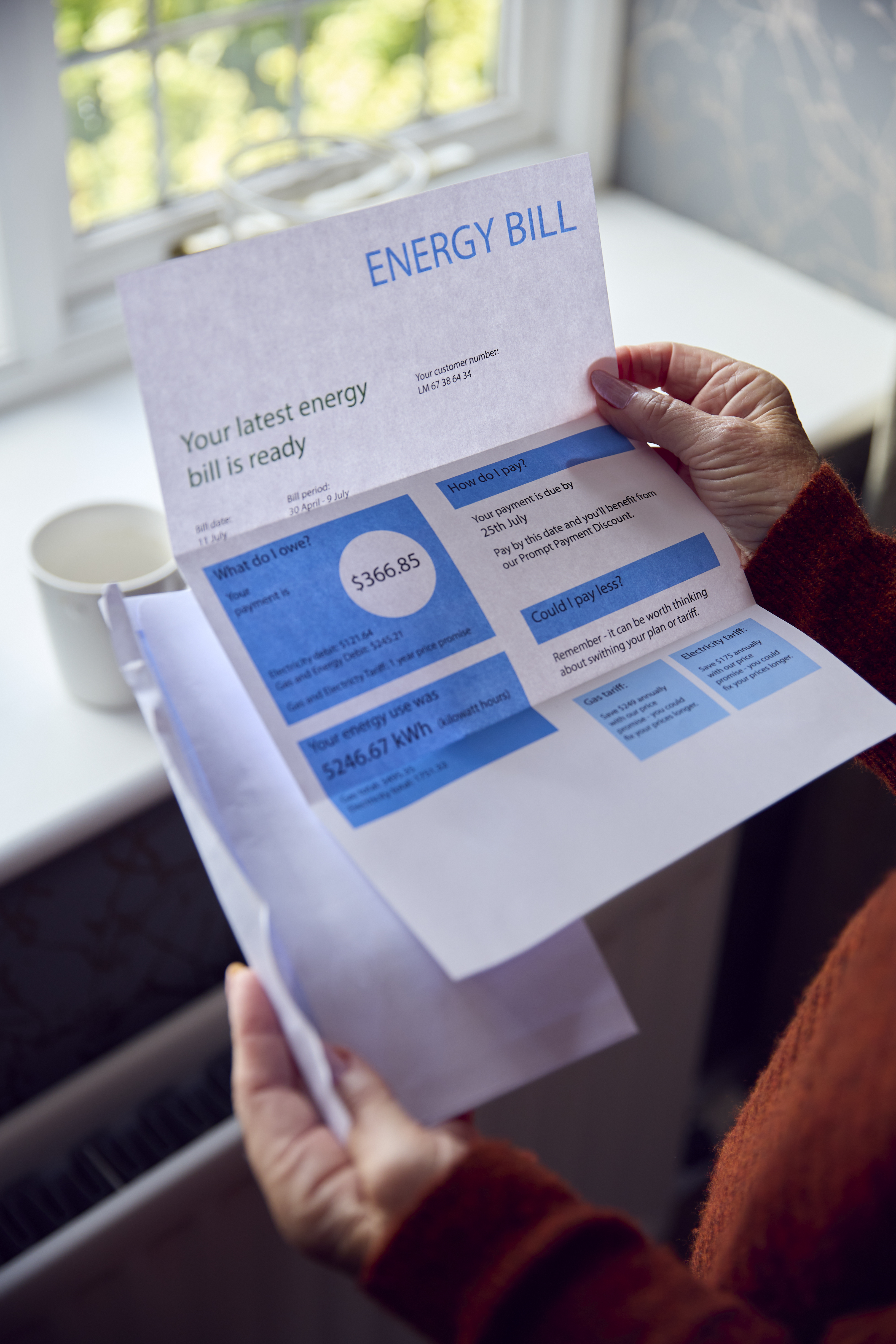 Energy bill and contract document review